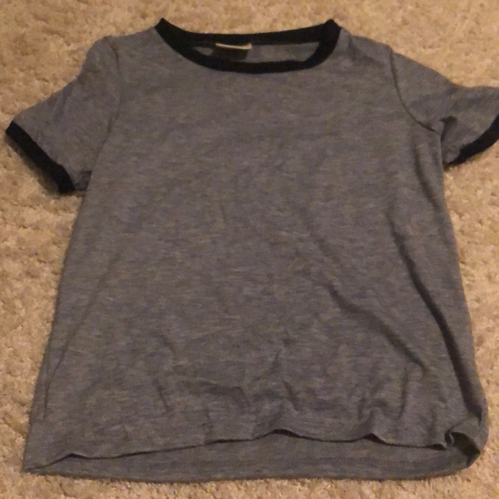 basic blue tee